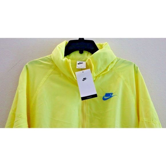Nike DQ4910 Men Sz M Yellow Sportswear Windrunner Unlined Woven Anorak Jacket $8 - Picture 3 of 13